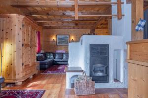 Posezení v ubytování Almhaus Gensbach