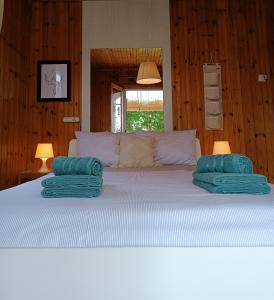 Postel nebo postele na pokoji v ubytování DemiNik Summer House