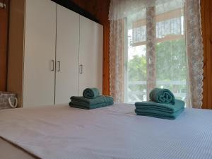Postel nebo postele na pokoji v ubytování DemiNik Summer House