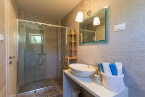 Ένα μπάνιο στο Apartment Green Oase +50 φωτογραφίες