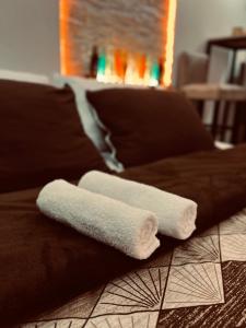 Un lugar para sentarse en Apartman Podroom