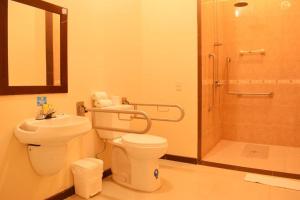 Koupelna v ubytování Meraki Hotel