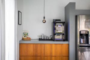 Eldhús eða eldhúskrókur á Boutique Hotel & apartments JT Curaçao