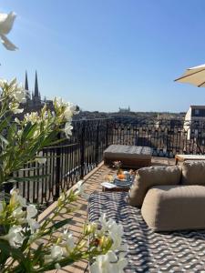 Balkón nebo terasa v ubytování Hôtel Singulier Bordeaux - Boutique Hôtel & Spa Anne Semonin