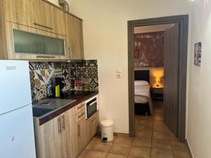 Kuchyň nebo kuchyňský kout v ubytování Apartment & Studios Haido