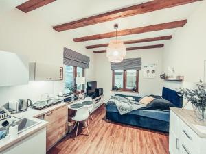Kuchyň nebo kuchyňský kout v ubytování Apartament pod brzozami -Tomaszkowo