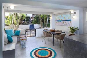 พื้นที่นั่งเล่นของ Villa Robalo - Villas del Palmar