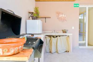 TV a/nebo společenská místnost v ubytování Hostal vitta