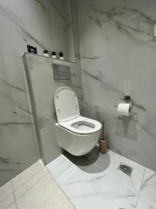 Kúpeľňa v ubytovaní Niki studios 1