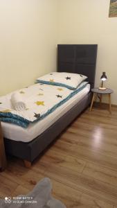 Łóżko lub łóżka w pokoju w obiekcie Dębowy Apartamenty/Pokoje