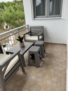 Balkón nebo terasa v ubytování Vergia Apartment 1