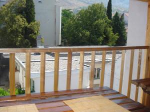 Balkón nebo terasa v ubytování Hostel Hercegovina