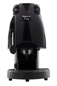 a black kitchenaid press coffee machine on a stand at La Vucciria di Guttuso in Palermo
