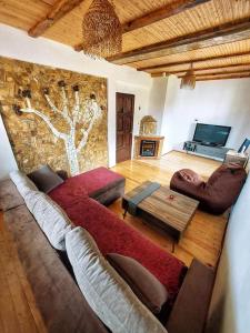 Posezení v ubytování Villa Stone Tree - Ljubanista