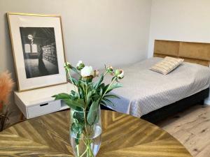 Posteľ alebo postele v izbe v ubytovaní Apartament 160m2, 500m od Starówki