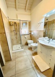 Koupelna v ubytování B&B Venere