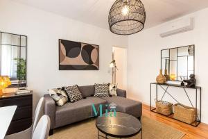 Posezení v ubytování City and Beach Apartment