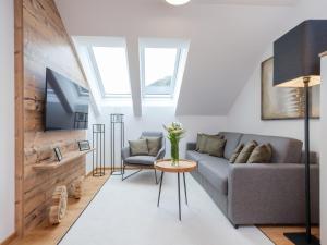 Televízia a/alebo spoločenská miestnosť v ubytovaní Ski-Nature Apartment Lungau