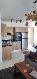Η κουζίνα ή μικρή κουζίνα στο Fouka bay luxurious penthouse