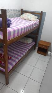 Een stapelbed of stapelbedden in een kamer bij Hostel Celine 