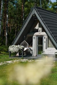 Zahrada ubytování Nordicstay Noarootsi Saunahouse