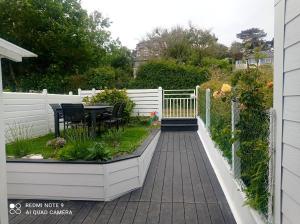 Vonkajšia záhrada v ubytovaní Maison cosy à Quiberville - Idéal pour familles
