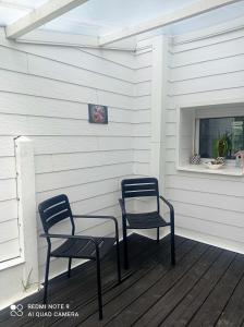 Balkón alebo terasa v ubytovaní Maison cosy à Quiberville - Idéal pour familles