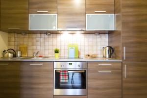 Kuchnia lub aneks kuchenny w obiekcie Apartamenty i Studia HERBARIUM
