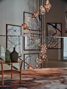 a room with a table and a bunch of lights at Holiday Inn Gdansk - City Centre by IHG in Gdańsk