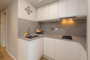 Kuchyň nebo kuchyňský kout v ubytování AO-6 Calella de Palafrugell 2 PAX