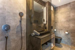 Koupelna v ubytování Hotel Schiederhof