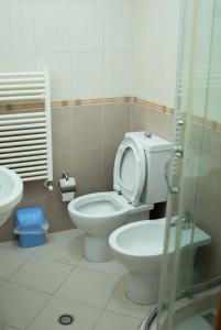 Koupelna v ubytování Hotel Oaz