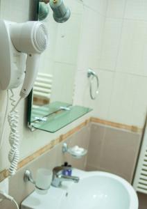 Koupelna v ubytování Hotel Oaz
