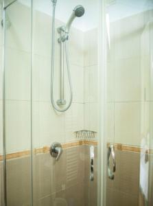 Koupelna v ubytování Hotel Oaz