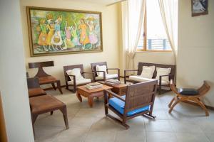 Posezení v ubytování Hotel Oaz