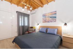 Postel nebo postele na pokoji v ubytování Ο ΚΗΠΟΣ ΤΗΣ ΕΔΕΜ + 8 fotografií