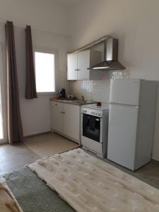 A kitchen or kitchenette at ēnNĒ Studios for Views & Tranquility