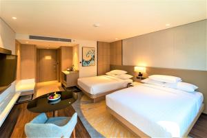 Courtyard by Marriott Vadodara客房内的一张或多张床位
