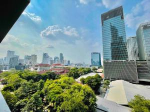 Nespecifikovaný výhled na destinaci Bangkok nebo výhled na město při pohledu z apartmánu