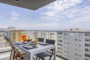 Balkón nebo terasa v ubytování Terraços de Quarteira Ethnic by Real Properties