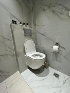 Kúpeľňa v ubytovaní Niki studios 1