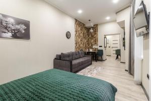Televisyen dan/atau pusat hiburan di Luxury apartment in downtown +7 gambar