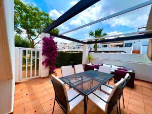 Balkón nebo terasa v ubytování Condado de alhama JARDIN 11 SV25