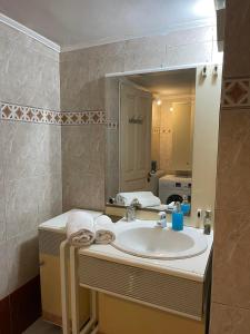 A bathroom at Anesa House