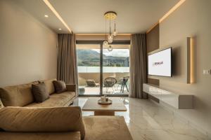 Χώρος καθιστικού στο Kokalas luxury villa