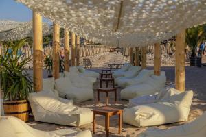 A seating area at Green Life Apartments Sozopol