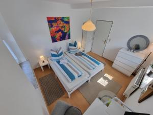 Postel nebo postele na pokoji v ubytování Ferienwohnung Dietel