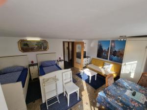 Posezení v ubytování Ferienwohnung Dietel