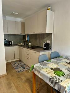 Kuchyňa alebo kuchynka v ubytovaní D'Hérens apartment
