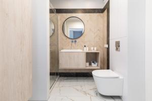 Kúpeľňa v ubytovaní Green Square Apartments Świnoujście by Noclegi Renters